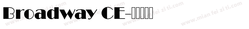Broadway CE字体转换